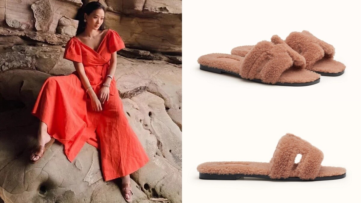 連孫芸芸也愛穿的愛馬仕拖鞋推出進化版!泰迪熊毛絨材質、3大配色、秋冬正式開賣(附售價)