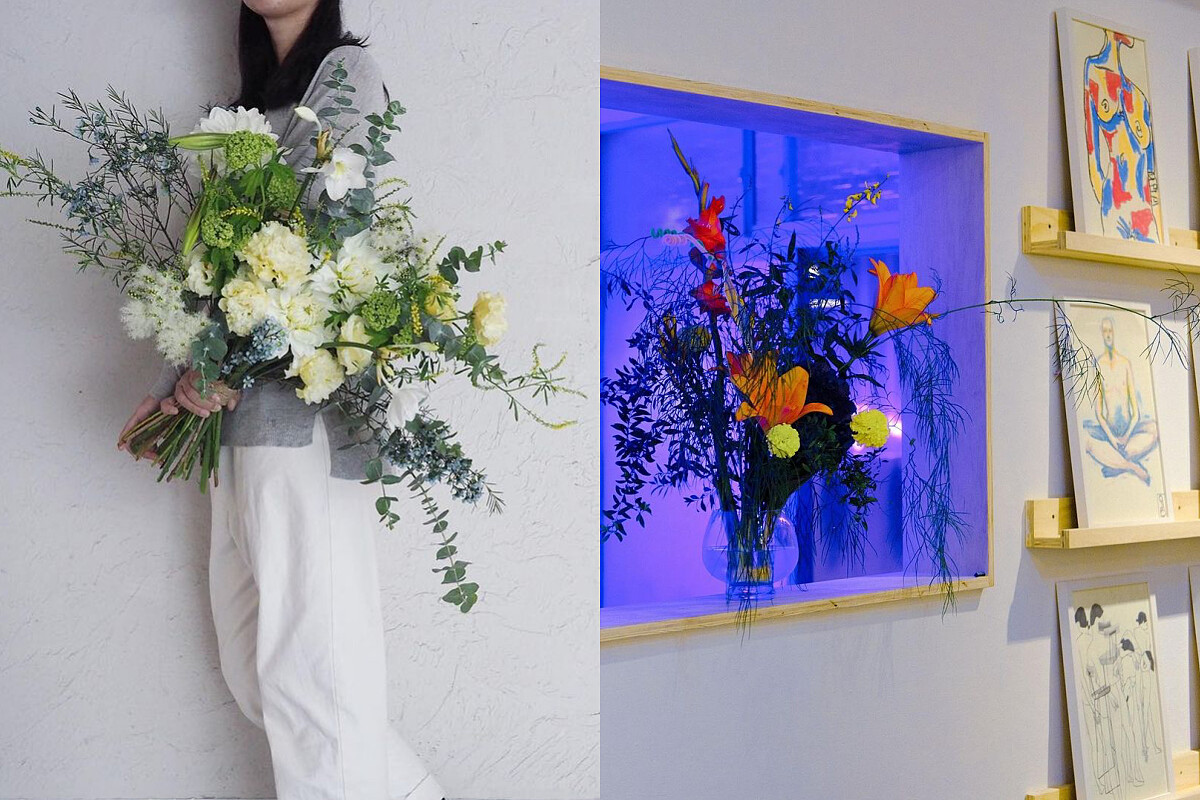 高雅的配花選擇。