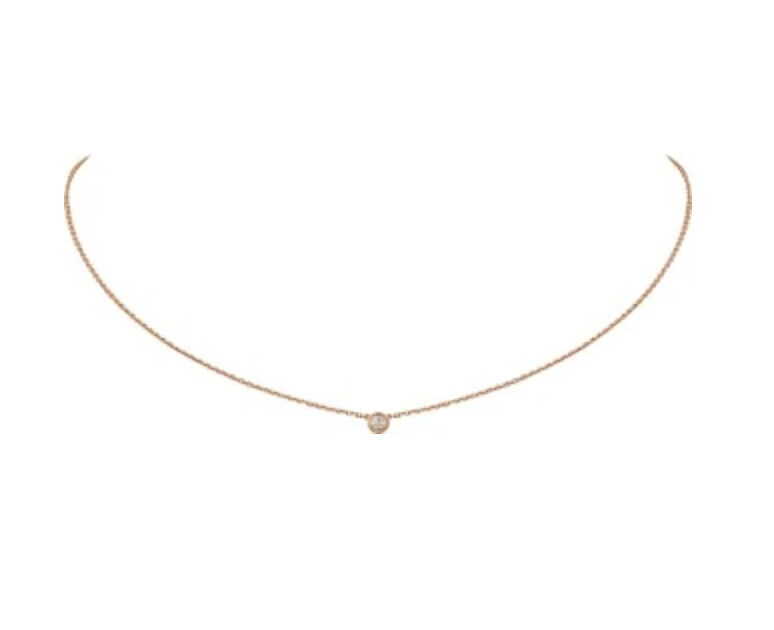 Cartier Diamants Legers項鍊,超小型款,NT$26,100