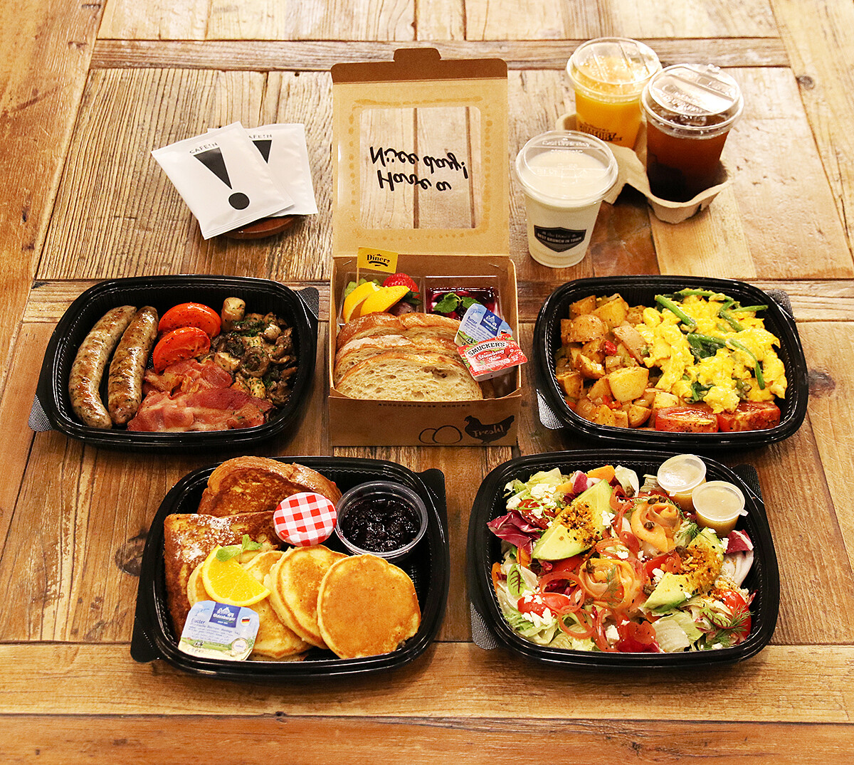 媽咪賴床早午餐組合。