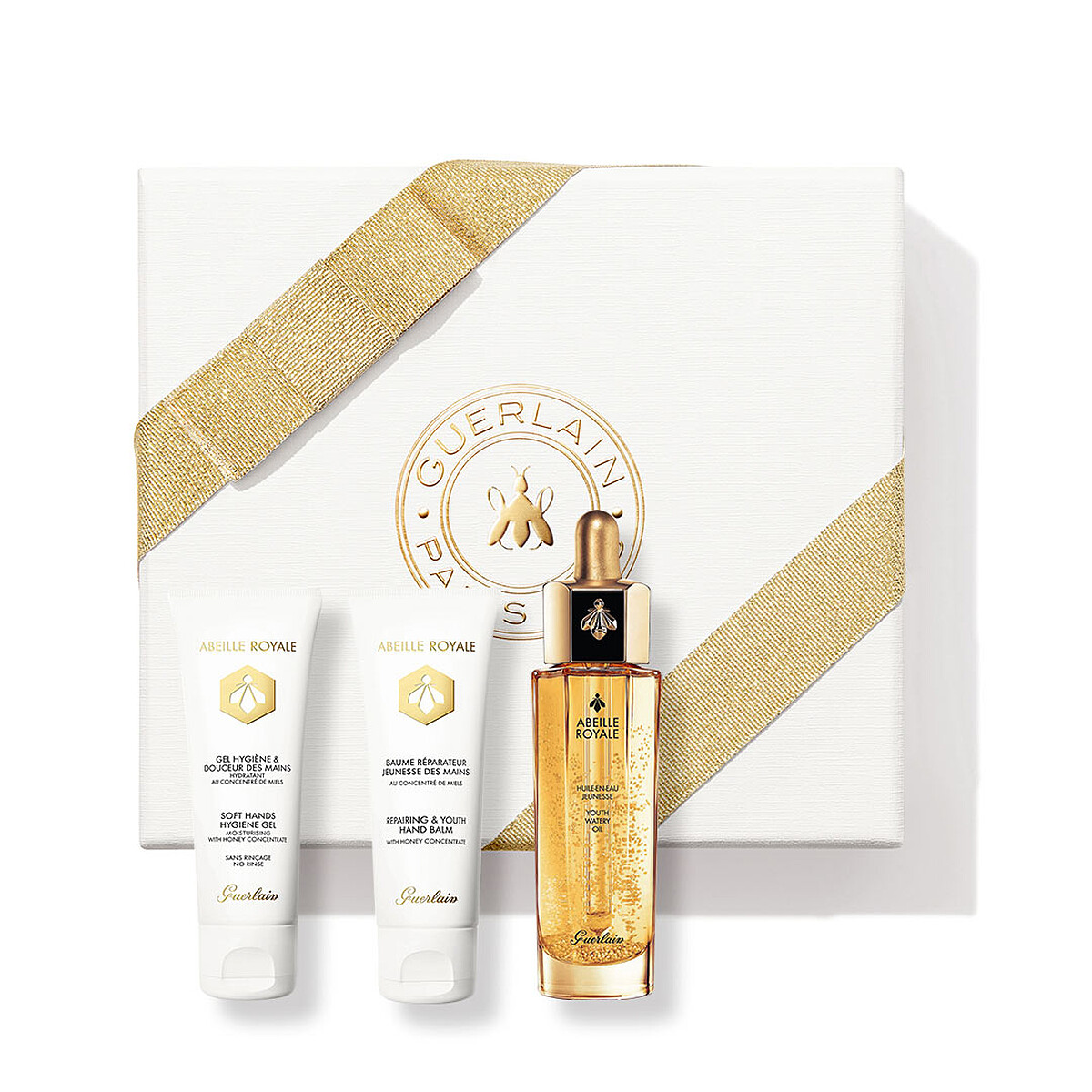 內含：含皇家蜂王乳蜂潤乾洗手、護手霜及皇家蜂王乳平衡油15ml