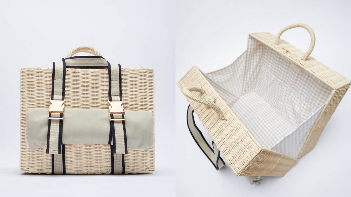 Zara野餐籃，售價NT$2,790