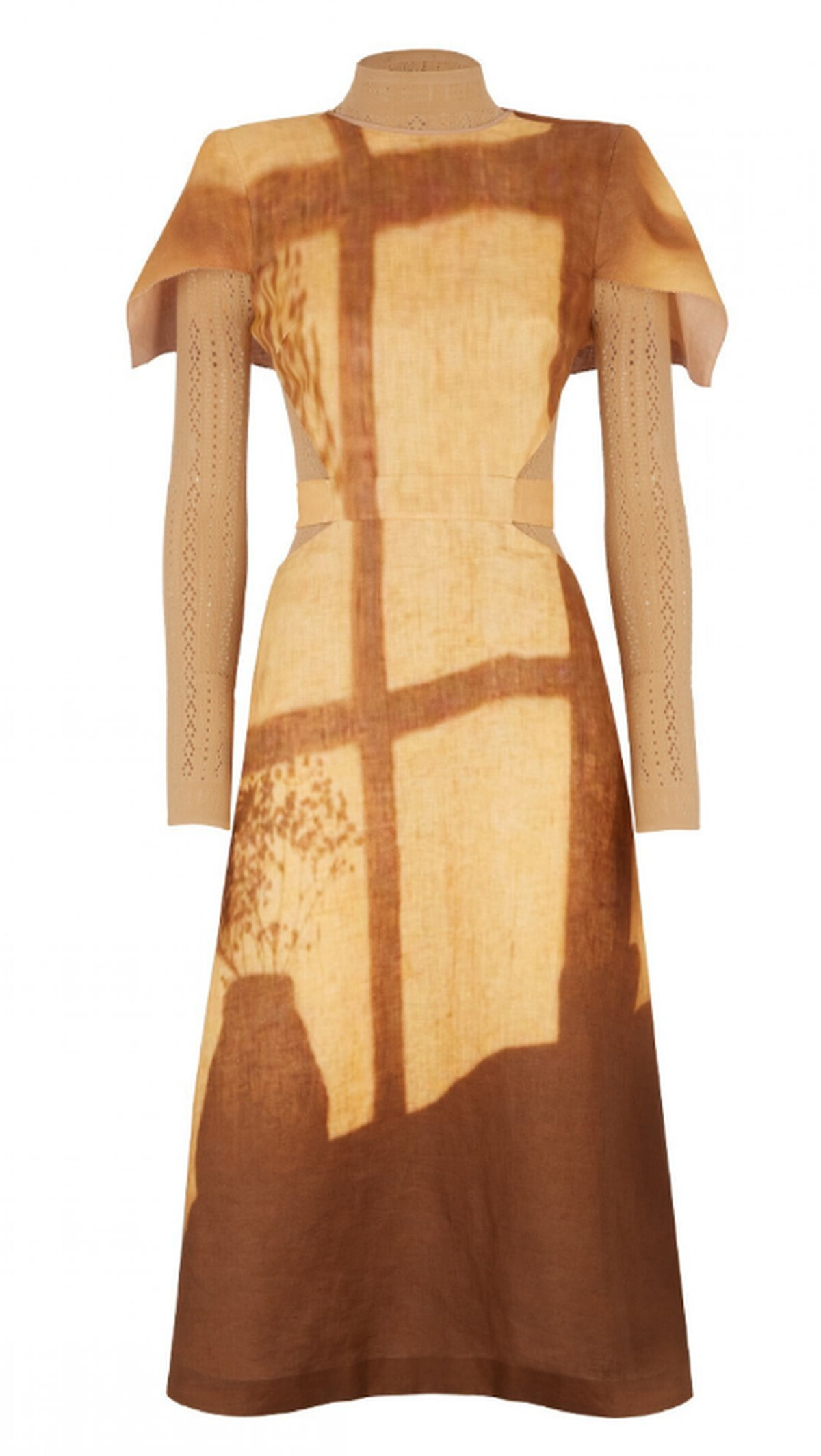 FENDI 窗櫺效果設計洋裝，NT86,900。