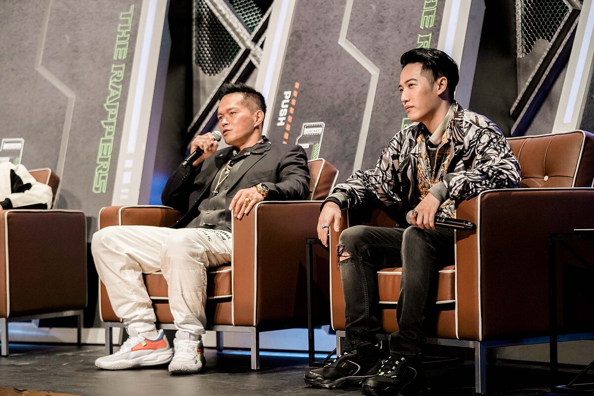 《大嘻哈時代》導師大支與熊仔。