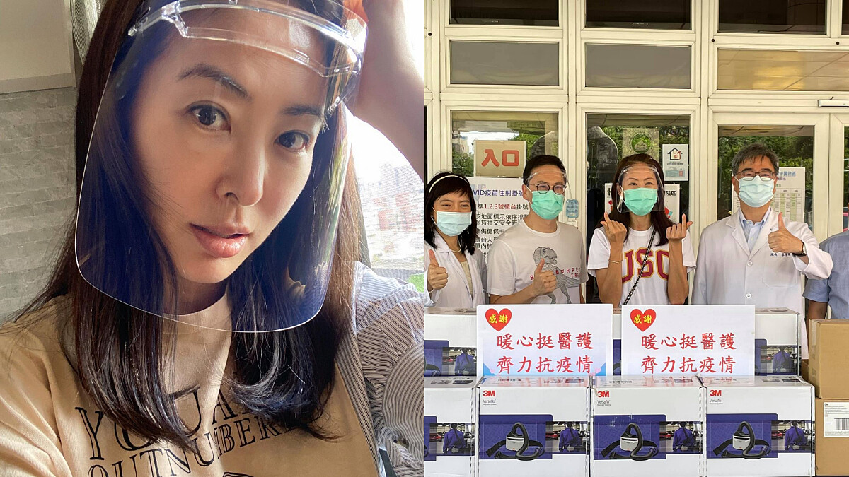 賈永婕才募捐救命神器！再自掏腰包砸百萬捐「呼吸防護具PAPR」挺醫護