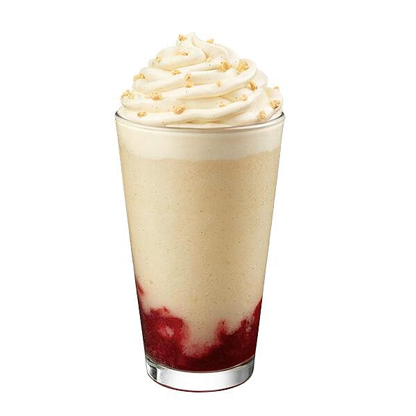 星巴克「法式草莓泡芙風味星冰樂」