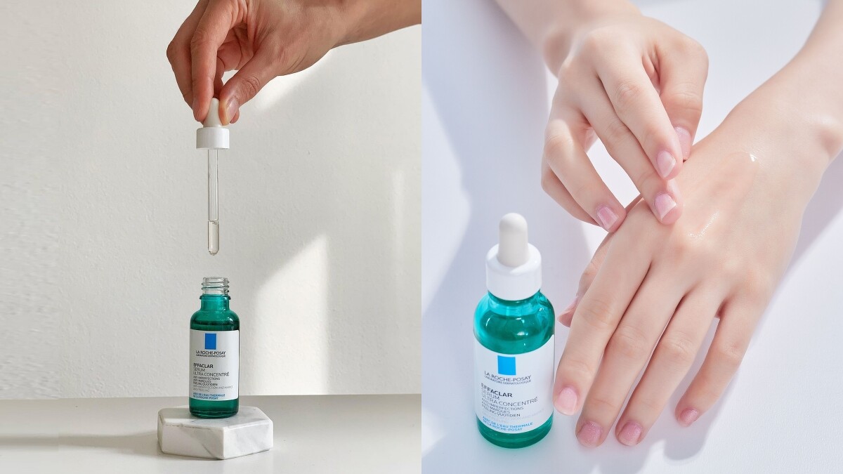 理膚寶水極效三重酸煥膚精華情境與質地