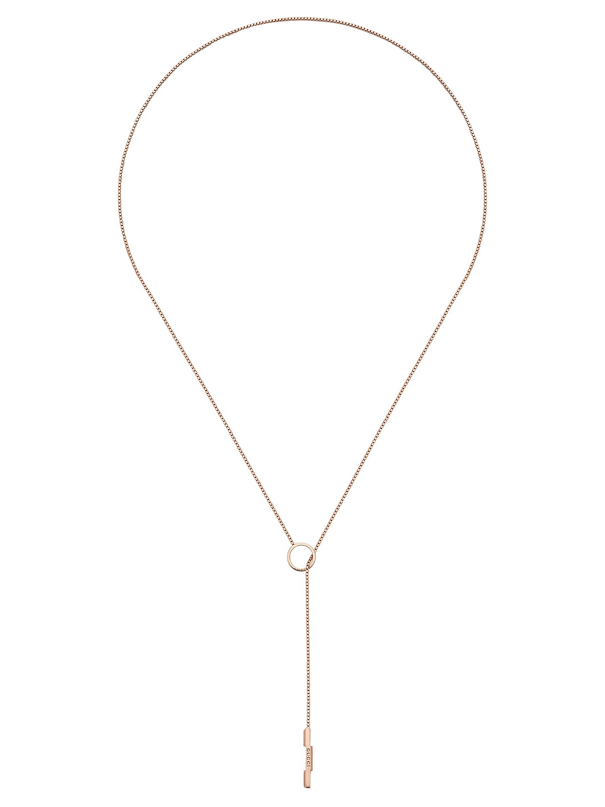 Link to Love系列18K玫瑰金套索項鍊 $50,100