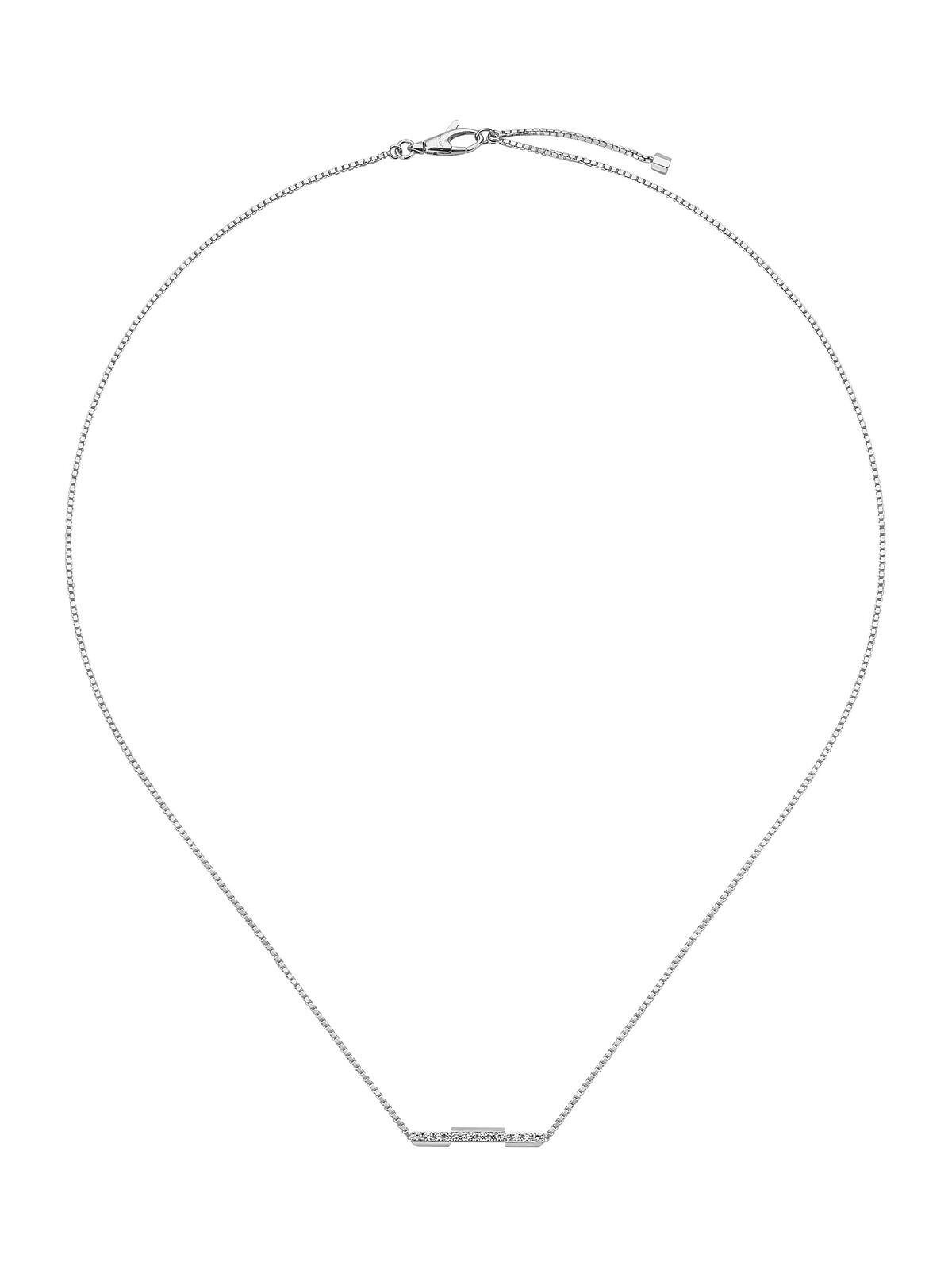 Link to Love系列18K白金鑽石吊墜項鍊 $72,700