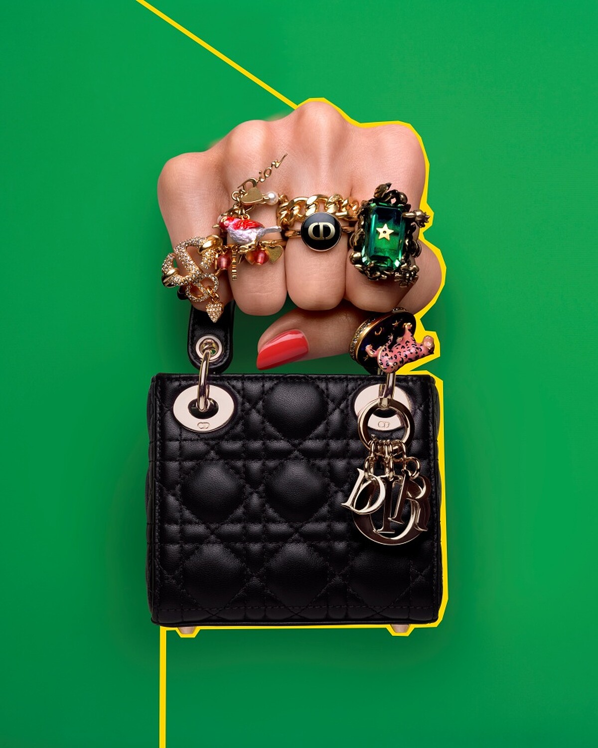 微型Lady Dior手袋，NT100,000