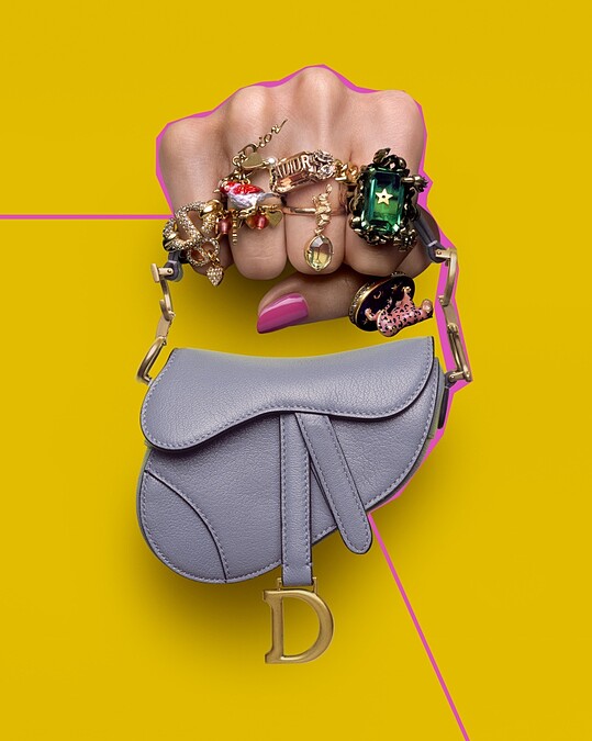 微型Saddle手袋，NT74,000