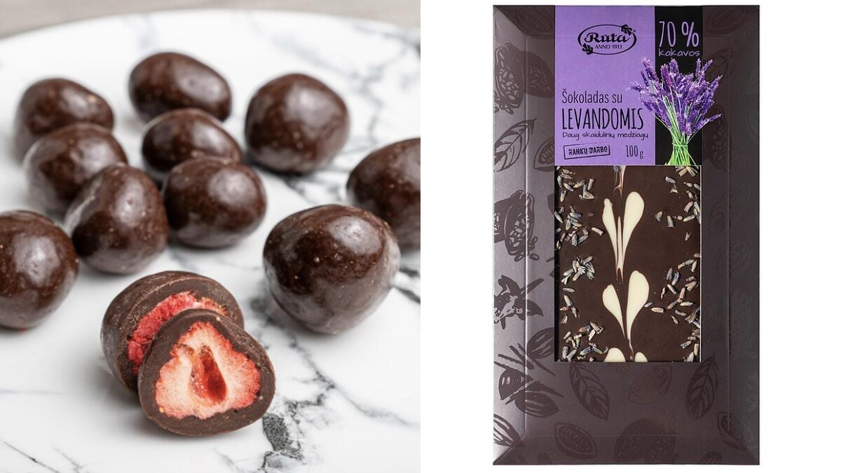 Ruta露特草莓黑巧克力、Ruta露特70%薰衣草黑巧克力