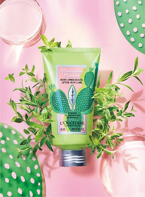 L&rsquo;OCCITANE歐舒丹2021仙人掌馬鞭草限量系列主視覺