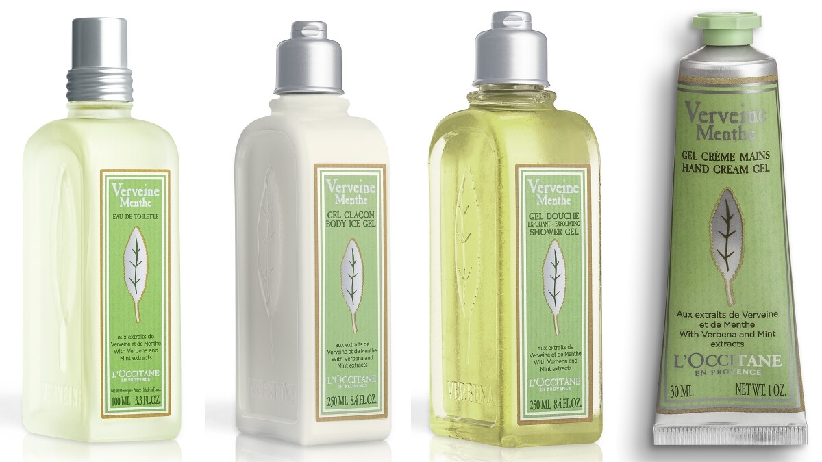 L&rsquo;OCCITANE歐舒丹2021薄荷馬鞭草系列淡香水、身體乳、去角質沐浴膠、護手乳