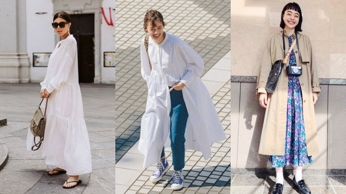 女生懶人穿搭首選「一件式洋裝」，三種搭配法讓夏天穿搭也能很多變，懶惰也能水噹噹