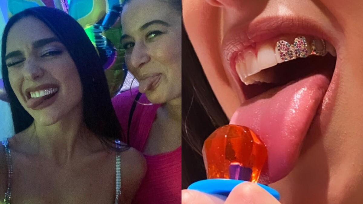 Dua Lipa Tooth Gem