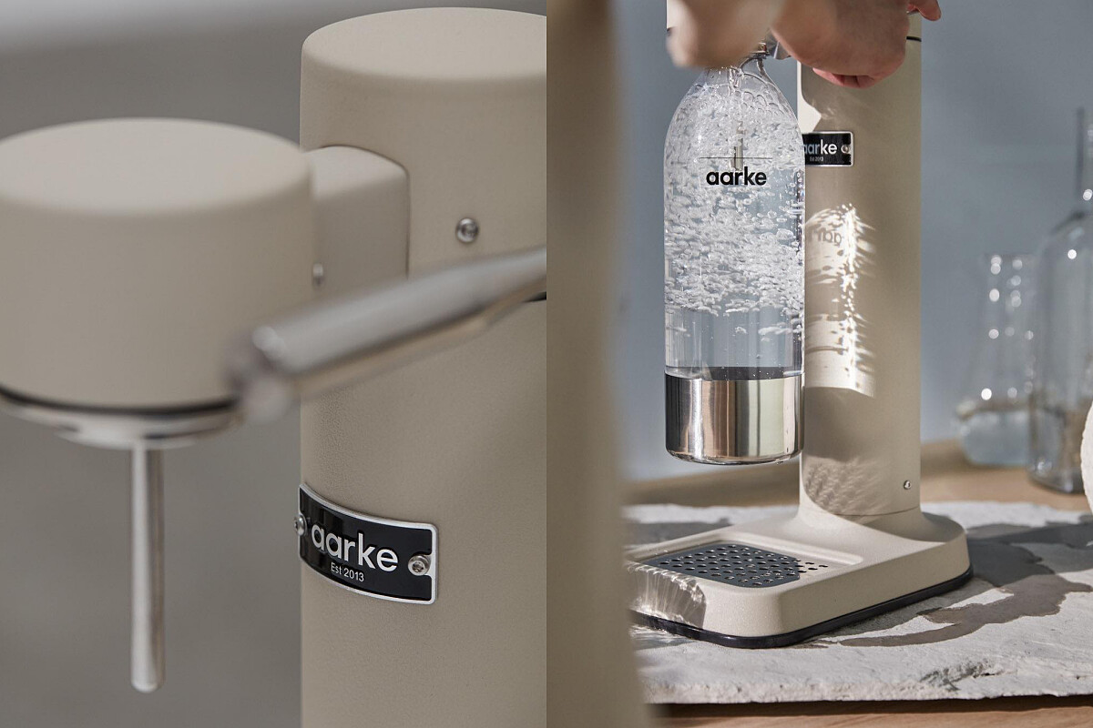 近期 aarke 發表米色限量款。