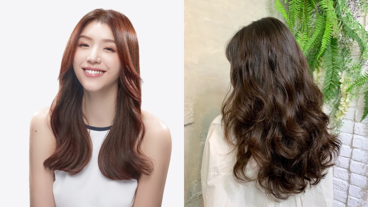 資生堂專業美髮建議面試髮型，以輕盈蓬鬆捲髮提升專業度(左圖資生堂提供、右圖by @ola_hair_salon)