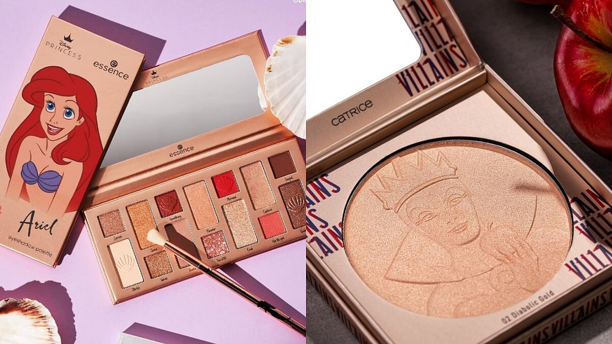 開架彩妝essence、Catrice推出迪士尼聯名彩妝，從小美人魚、白雪公主到反派烏蘇拉、壞皇后都有