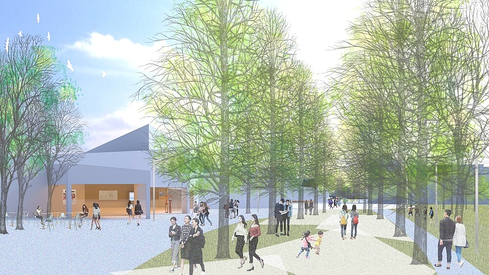 高雄絕美新地標！「內惟藝術中心」綿延山巒地形建築必訪，3館共構打破美術館印象，輕軌步行就能到