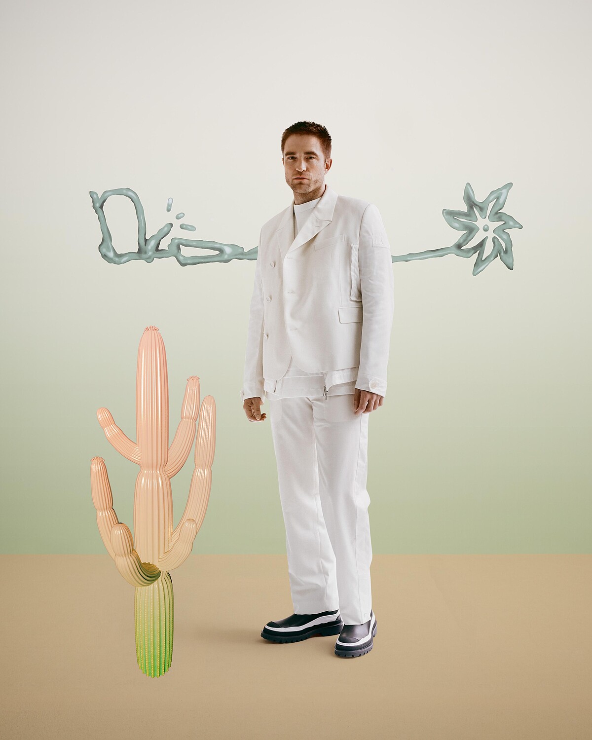 南柱赫、羅伯派汀森、村上隆等名人都是此場大秀的遠距觀秀座上賓