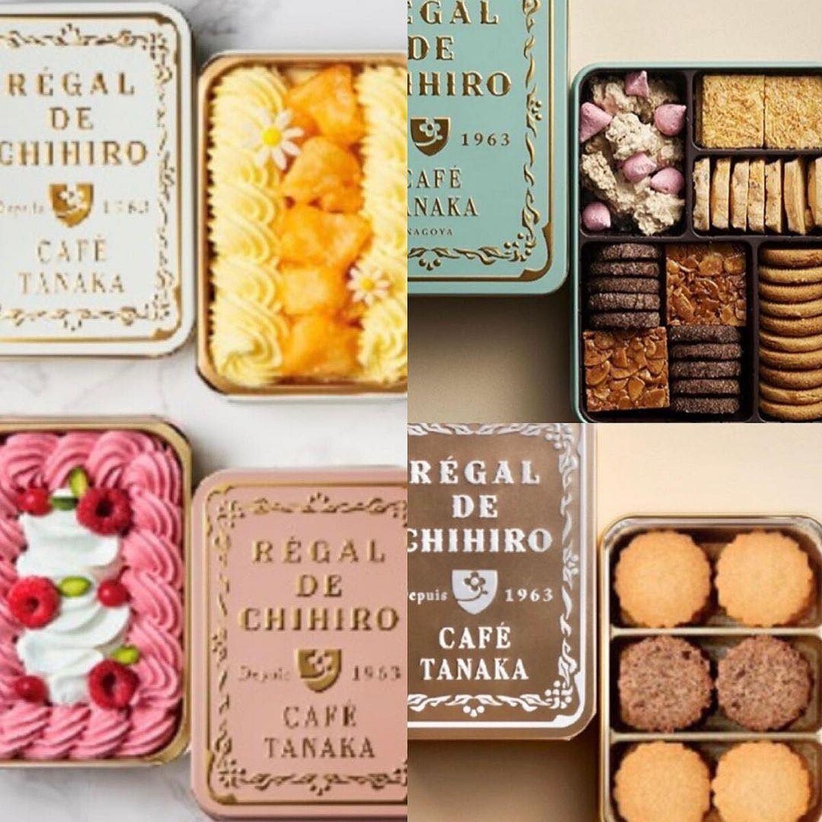 除了鐵盒餅乾外，也有需要冷藏的鐵盒蛋糕商品。