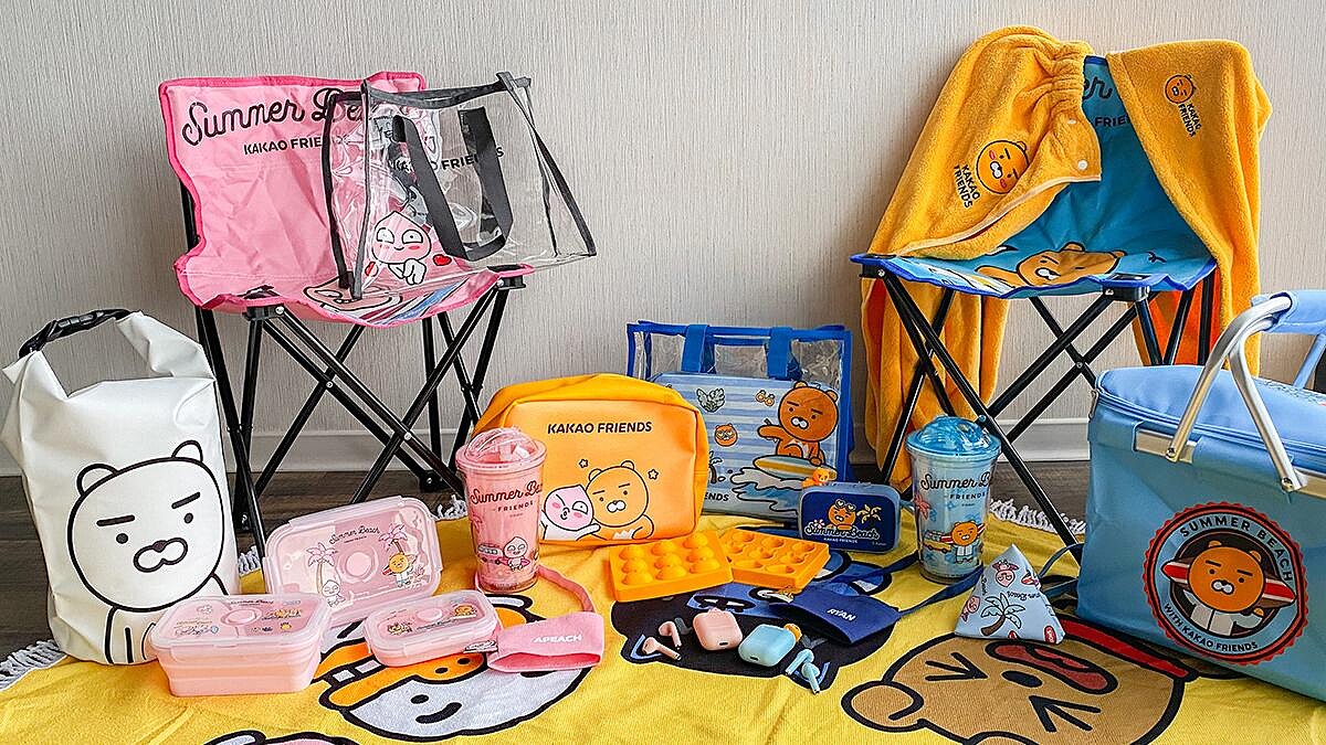 萊恩出沒！康是美XKakao Friends推18款加購周邊商品，必買摺疊椅、藍芽耳機、藍芽喇叭