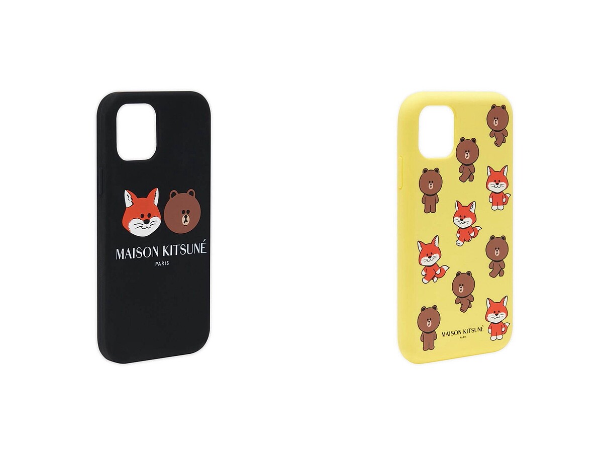 Maison Kitsun&eacute; X Line Friends聯名手機殼，售價NT$1,400