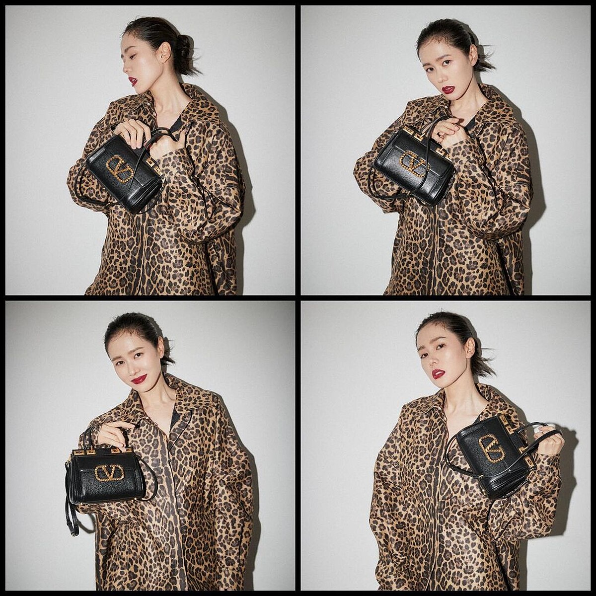 Valentino Garavani Rockstud Alcove手提包，迷你NT77,500、小型NT122,000、中型NT140,000