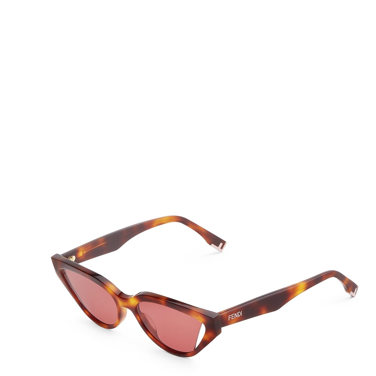 FENDI Way 系列玳瑁造型貓眼框太陽眼鏡，NT12,250。