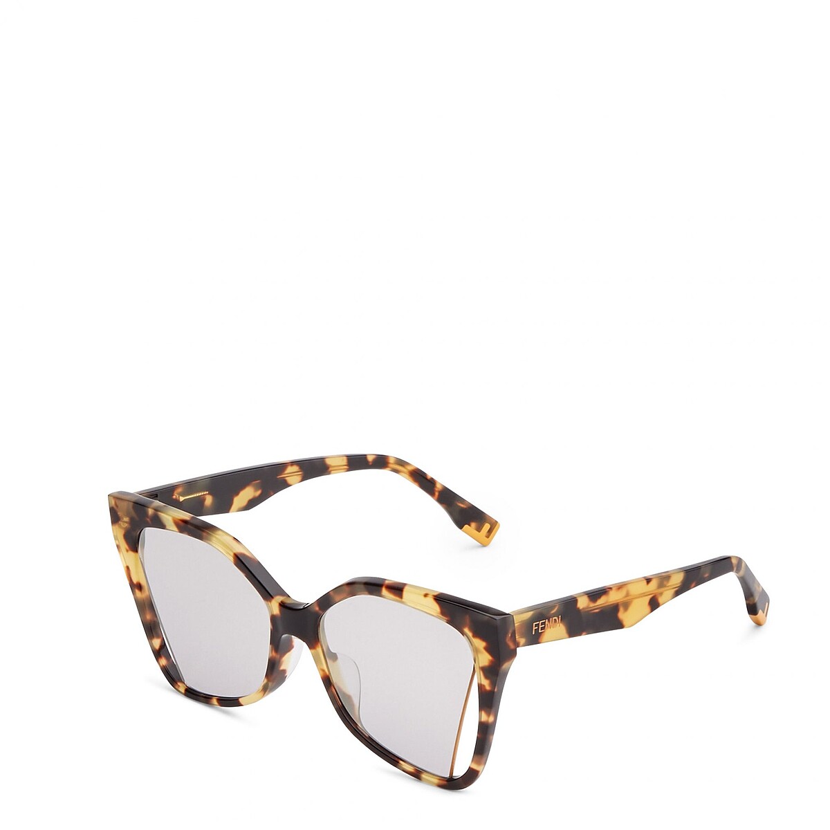 FENDI Way系列玳瑁造型貓眼框太陽眼鏡，NT12,250。