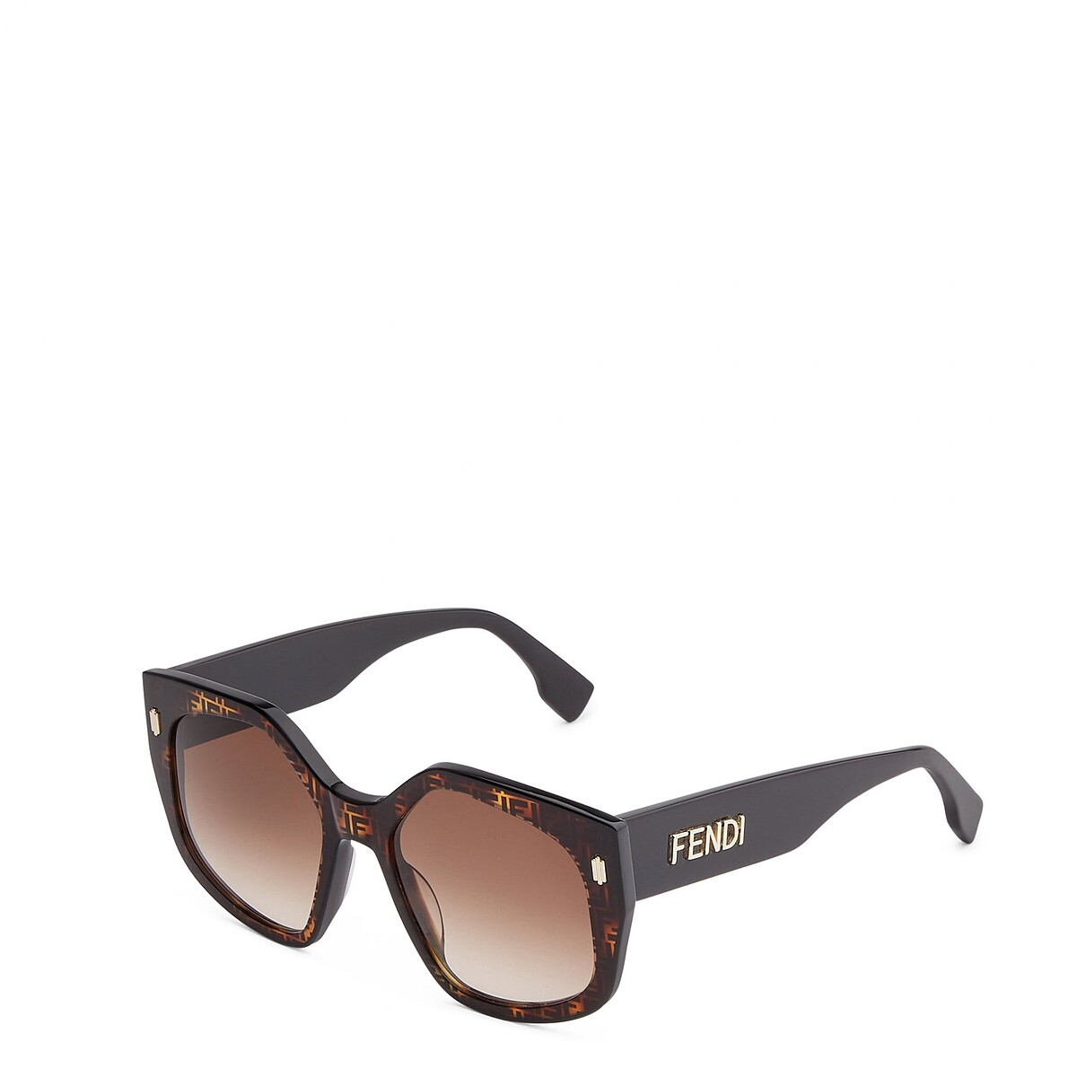 Fendi Bold系列玳瑁FF LOGO太陽眼鏡，NT16,000。