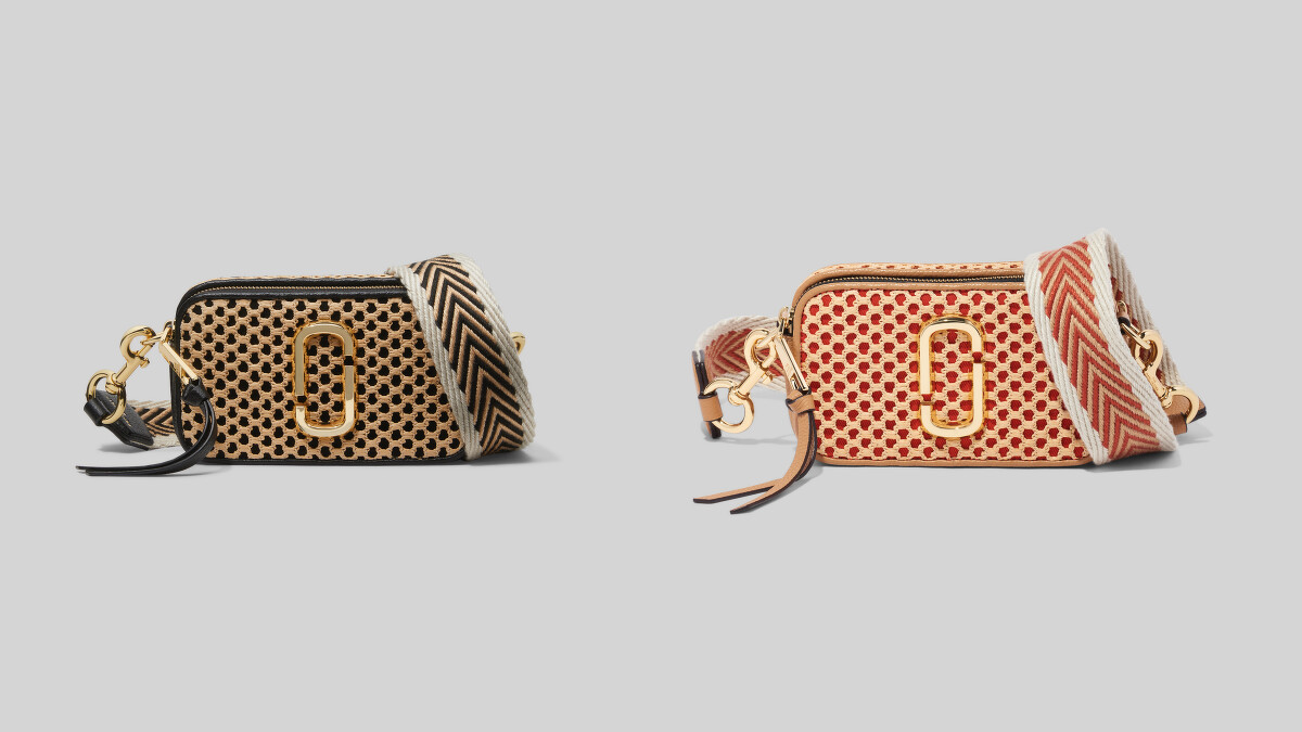 Marc Jacobs編織皮革拼接The Snapshot,售價NT$16,900