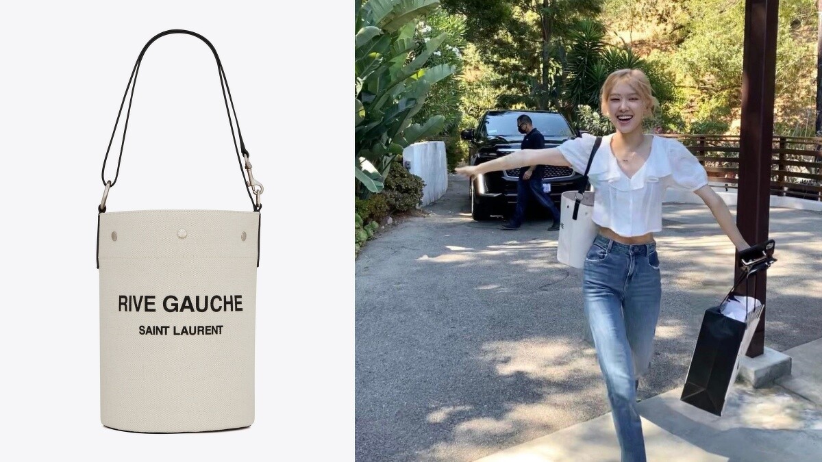 RIVE GAUCHE帆布水桶包，NT44,000