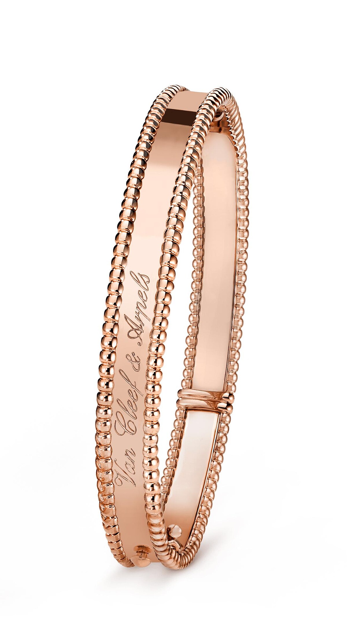Van Cleef & Arpels - Perlee signature手鐲(玫瑰金)，建議售價約新台幣$194,000元