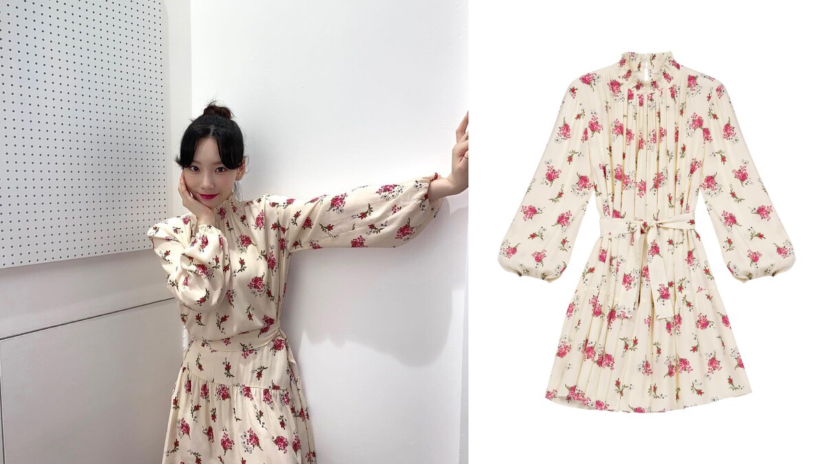 Maje碎花短版洋裝，NT$12,750