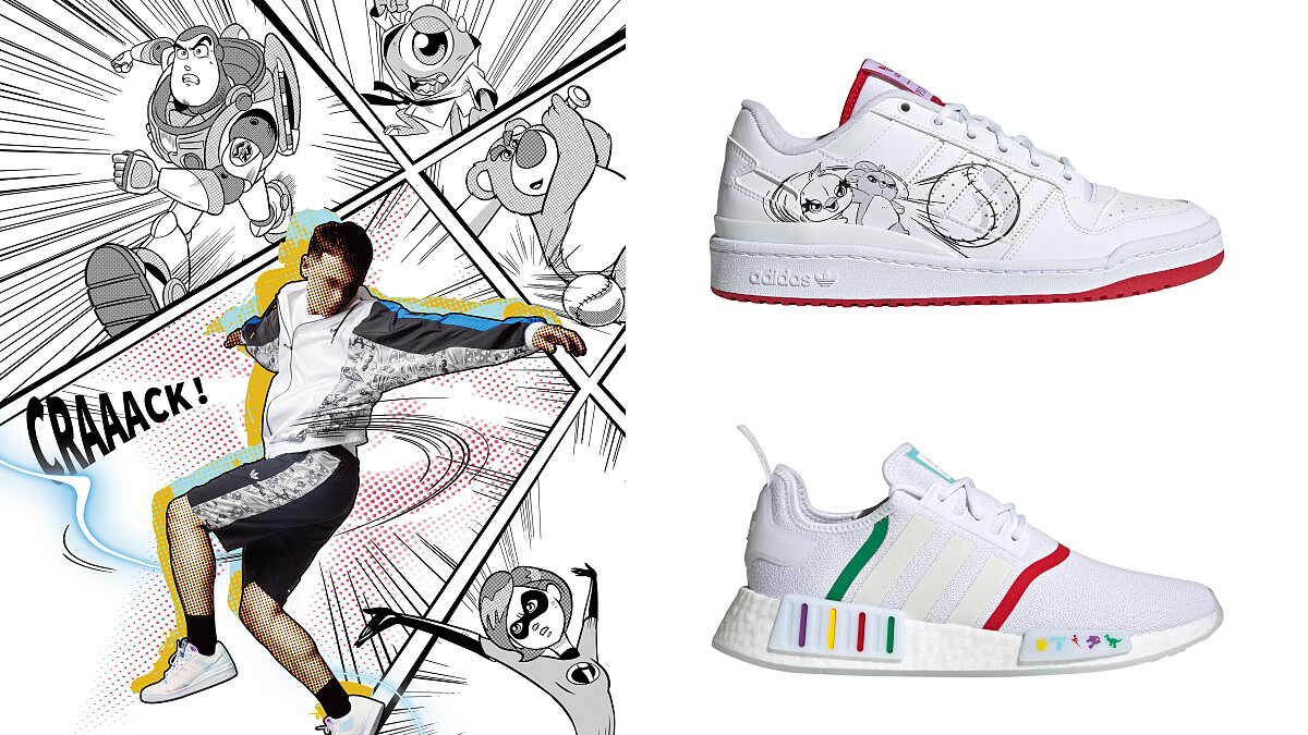 adidas Originals X迪士尼皮克斯最新聯名!巴斯光年、熊抱哥等化身超萌運動員,精選4款特色單品推薦
