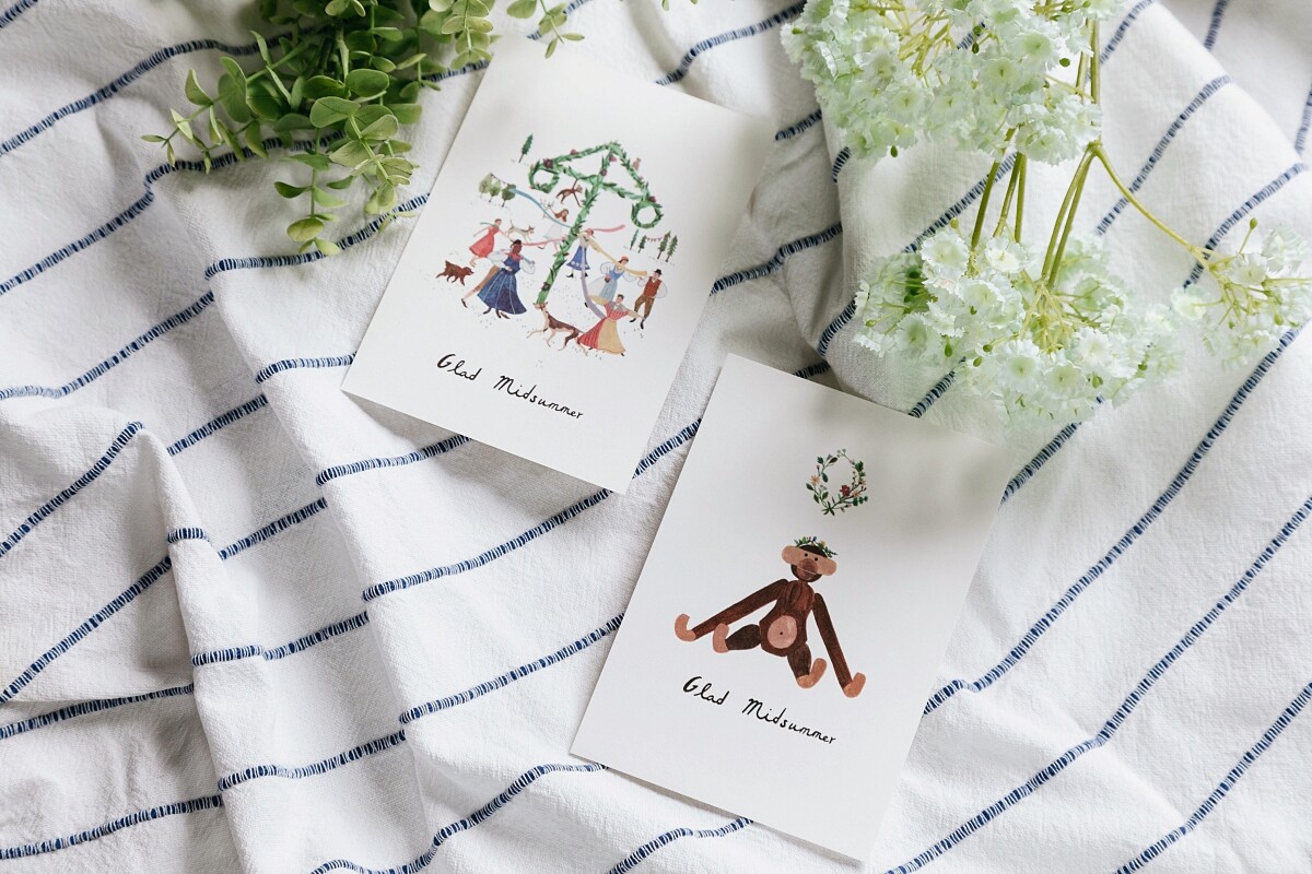 湯舒皮繪製的小卡。