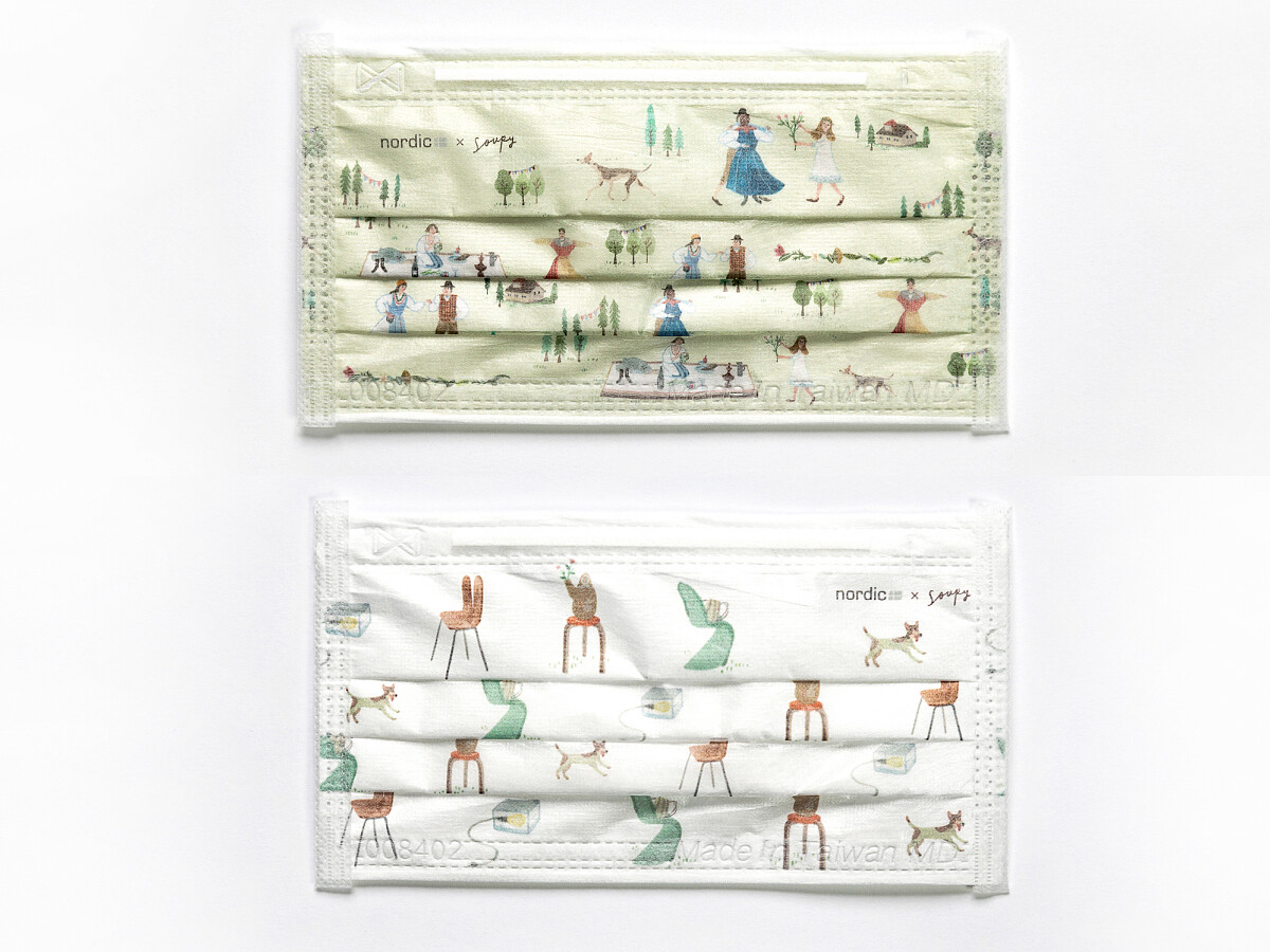 還有最實用的聯名口罩。