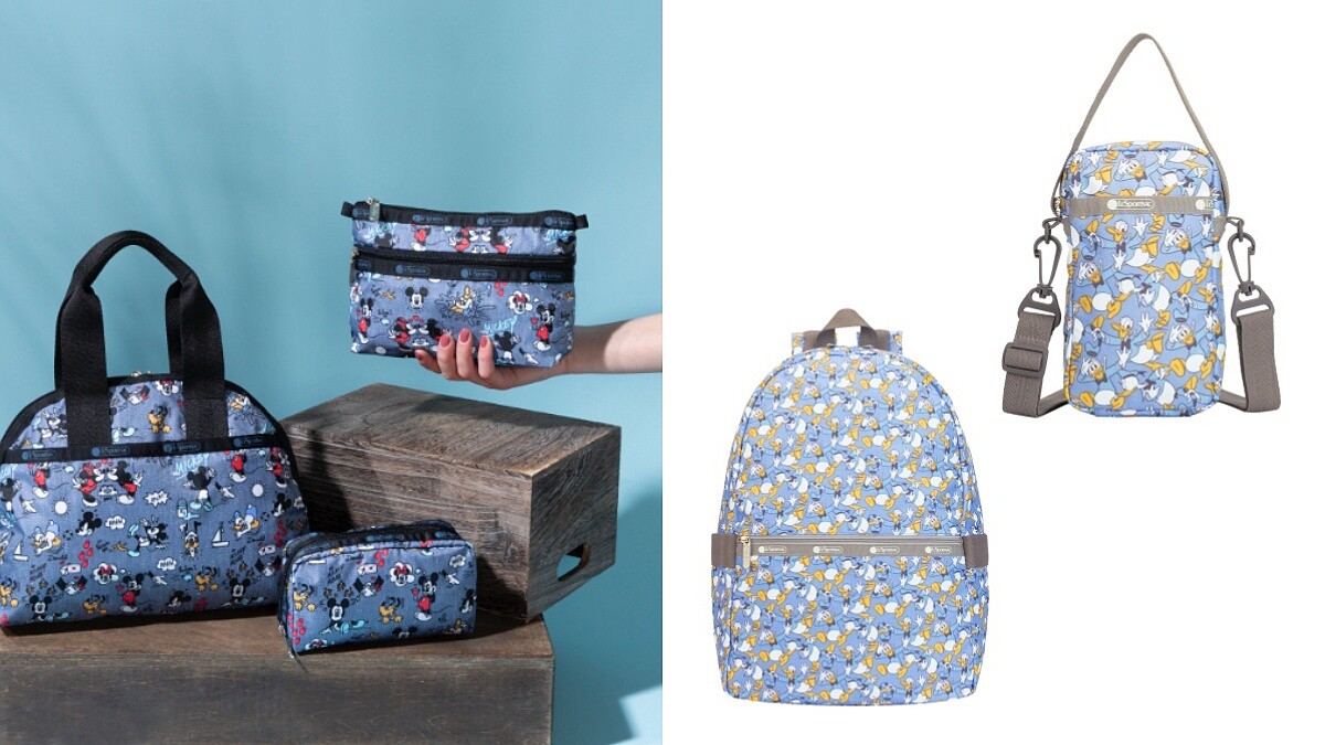 LeSportsac X 迪士尼第二波聯名來襲！集合米奇、米妮還有唐老鴨，打造手機袋、後背包、托特包…3大系列一次看