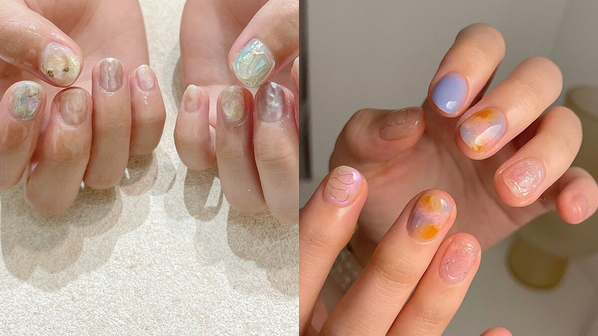 韓妞正愛Mood Type美甲！把油畫、天空都放到指甲上，個人風格十足又有氛圍感！