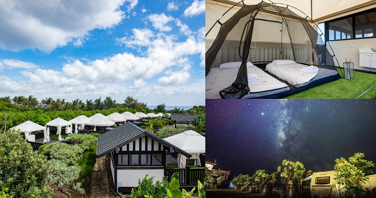 Villa等級豪華露營景點！墾丁「貓鼻頭露營莊園」4大亮點搶先看，獨門獨院不怕被打擾，還能賞浪漫星空