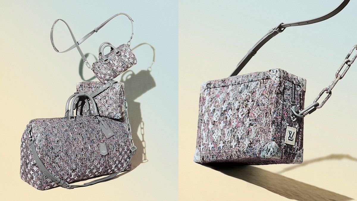 LV經典Monogram老花換上質感霧灰色!全新Felt Line系列3大包款細節、售價帶你看