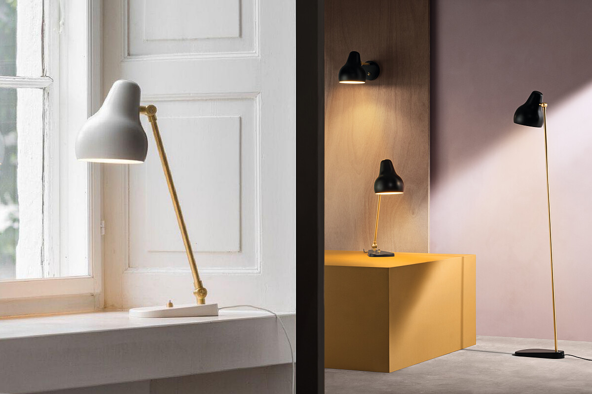 Vilhelm Lauritzen 與 Louis Poulsen 合作 VL系列。