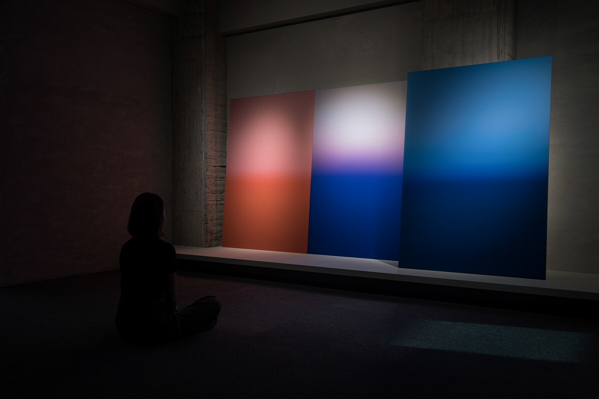 卡洛琳&middot;阿萊的作品於《希望》展覽現場。