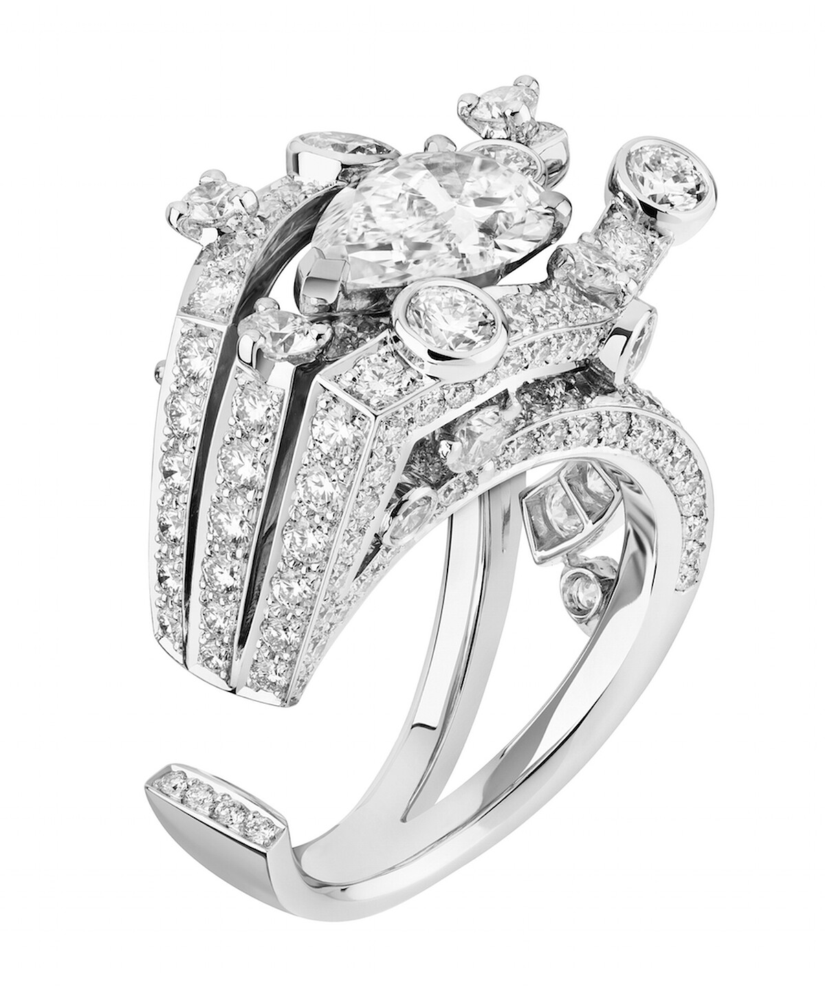 N&deg;5 頂級珠寶系列 Ribbon N&deg;5 戒指，Chanel。