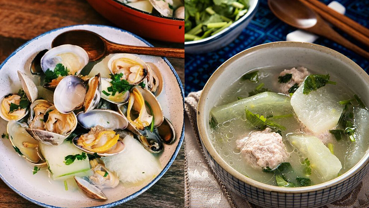 3道清熱消暑的低脂冬瓜料理食譜來了！紅燒冬瓜/冬瓜蛤蜊湯/蝦米炒冬瓜..