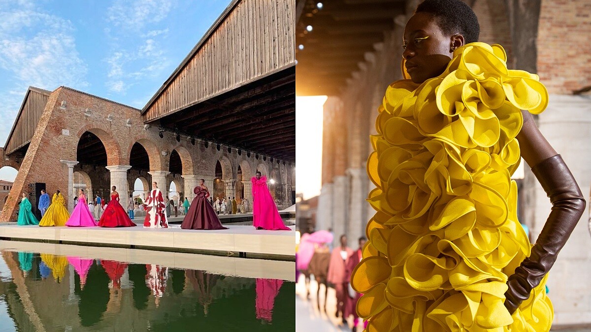 重磅邀請17藝術家參與!Valentino 2021秋冬高訂大秀在浪漫水都威尼斯打造無比精彩的時尚饗宴