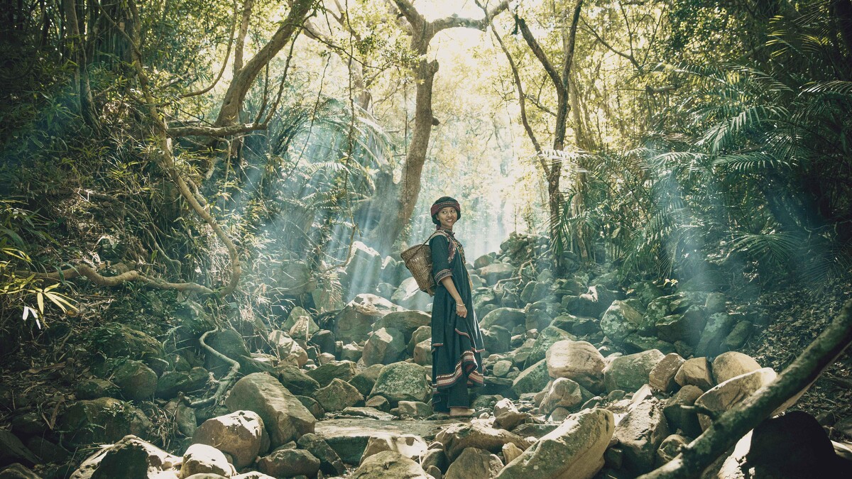 《斯卡羅》排灣族女孩郭芷芸，飾演温貞菱、黃遠這對姐弟的母親「瑪祖卡」