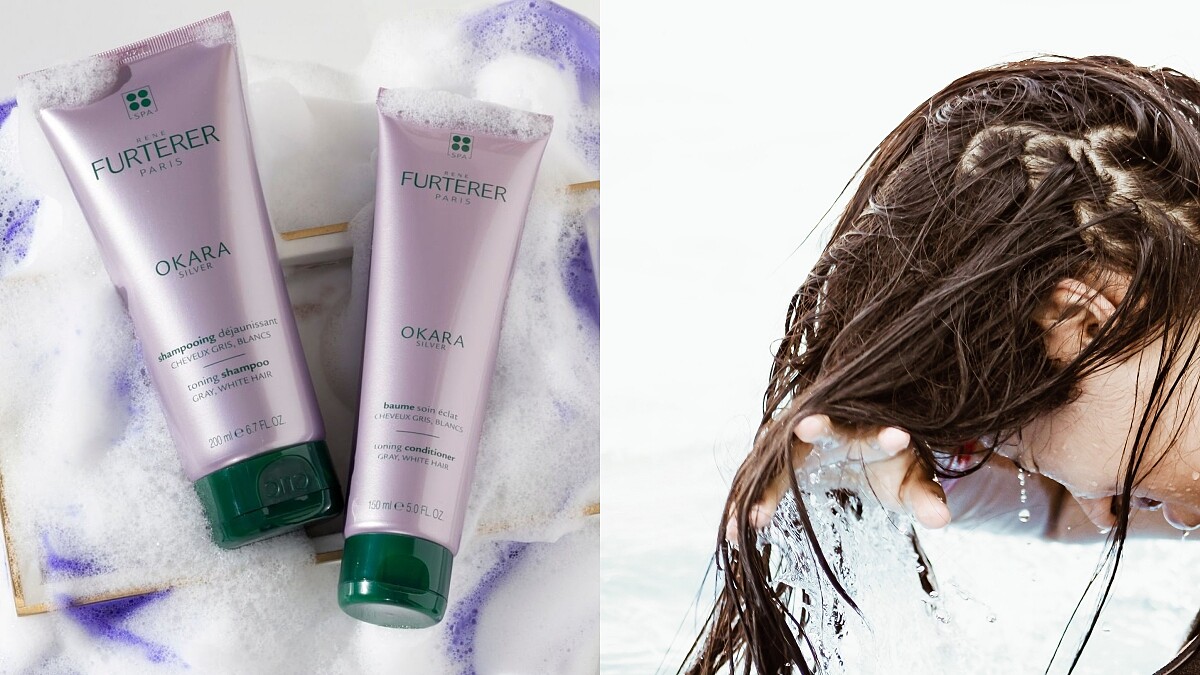 Rene Furterer OKARA菫蘭校色髮浴200ml NT，1,380、OKARA菫蘭校色修護膜150mlNT，1,200